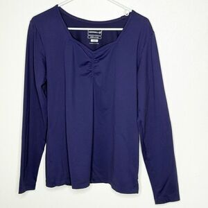 Merrell Opti-Wick Purple Long Sleeve Hiking Shirt - Women’s US L